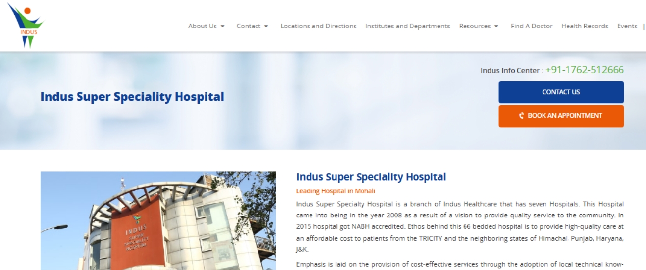 Indus Super Speciality Hospital